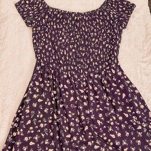 Floral Off shoulder Dress